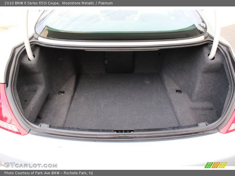  2010 6 Series 650i Coupe Trunk