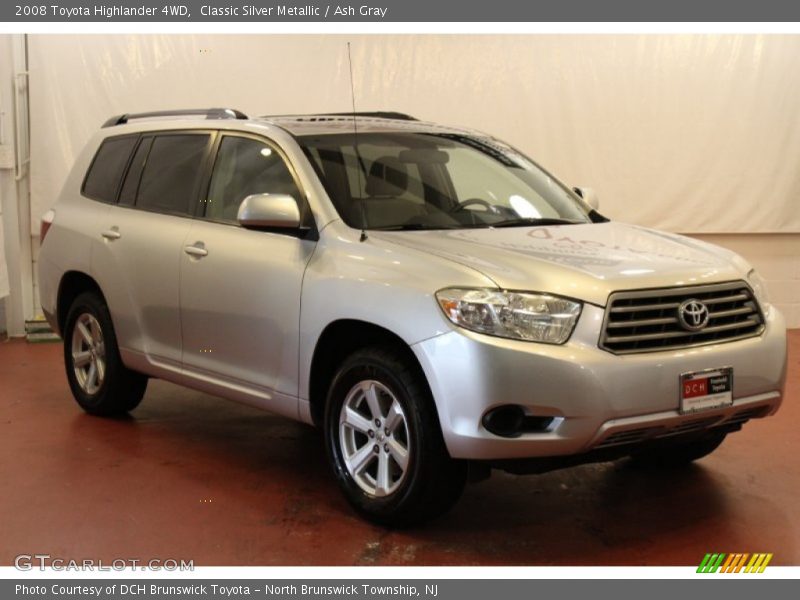 Classic Silver Metallic / Ash Gray 2008 Toyota Highlander 4WD