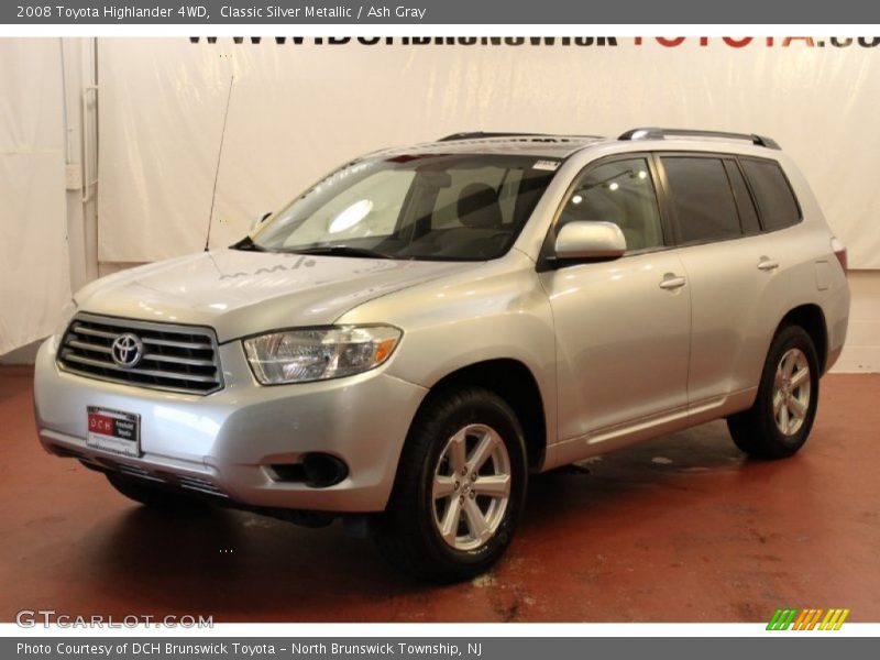Classic Silver Metallic / Ash Gray 2008 Toyota Highlander 4WD