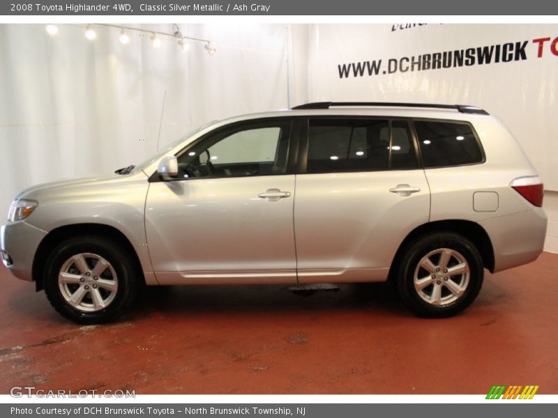 Classic Silver Metallic / Ash Gray 2008 Toyota Highlander 4WD