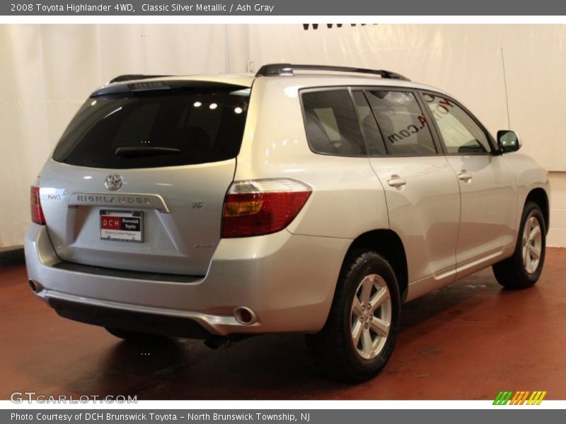 Classic Silver Metallic / Ash Gray 2008 Toyota Highlander 4WD