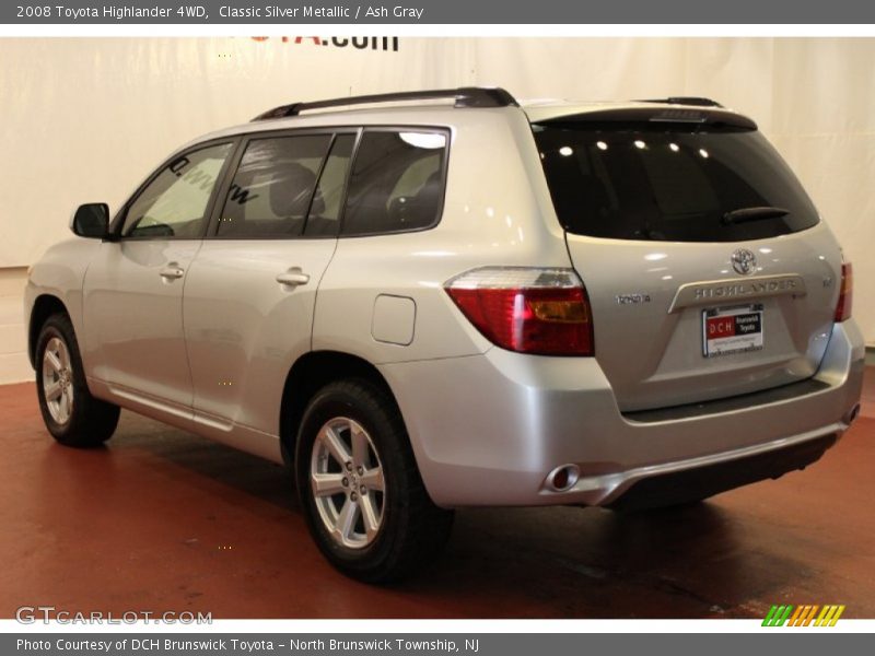 Classic Silver Metallic / Ash Gray 2008 Toyota Highlander 4WD