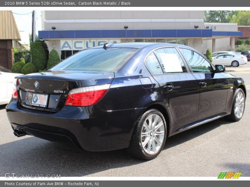 Carbon Black Metallic / Black 2010 BMW 5 Series 528i xDrive Sedan