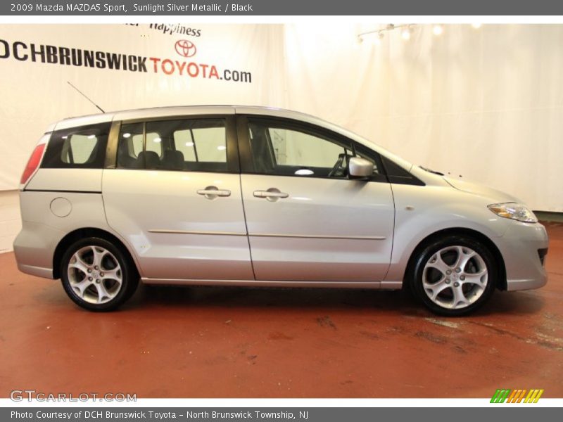 Sunlight Silver Metallic / Black 2009 Mazda MAZDA5 Sport