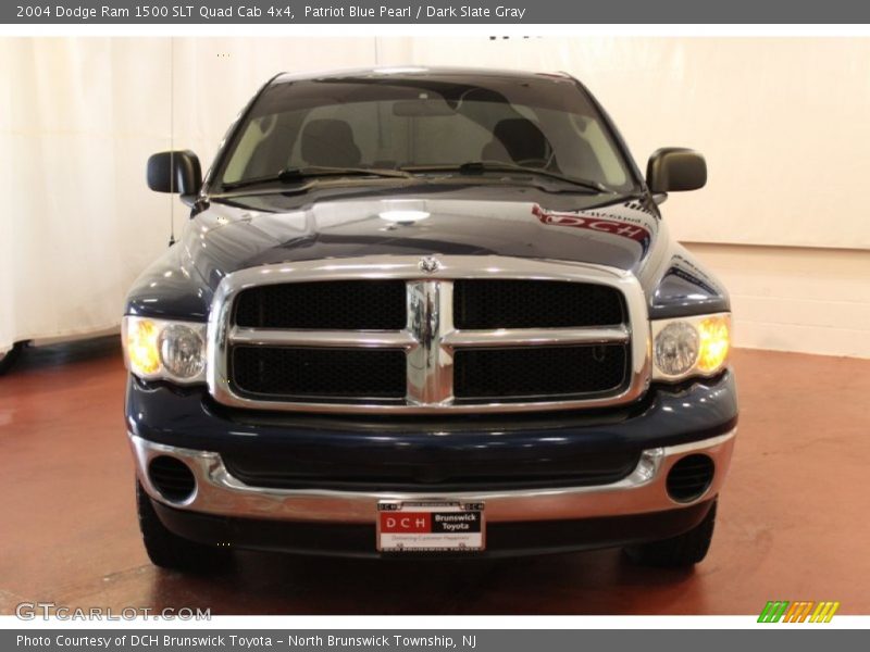 Patriot Blue Pearl / Dark Slate Gray 2004 Dodge Ram 1500 SLT Quad Cab 4x4