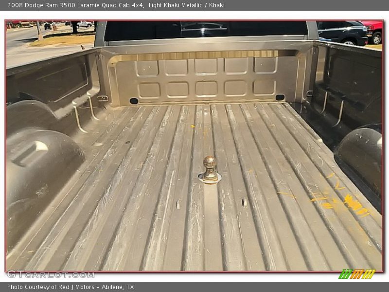 Light Khaki Metallic / Khaki 2008 Dodge Ram 3500 Laramie Quad Cab 4x4