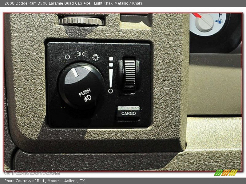 Controls of 2008 Ram 3500 Laramie Quad Cab 4x4