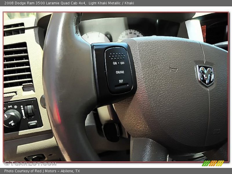 Controls of 2008 Ram 3500 Laramie Quad Cab 4x4