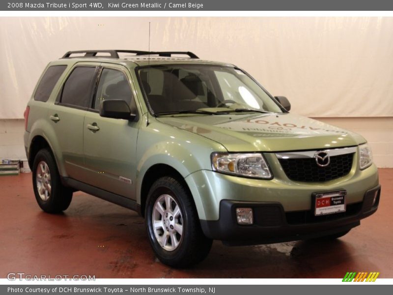 Kiwi Green Metallic / Camel Beige 2008 Mazda Tribute i Sport 4WD