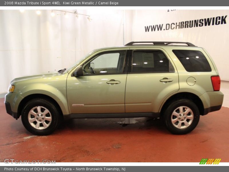Kiwi Green Metallic / Camel Beige 2008 Mazda Tribute i Sport 4WD
