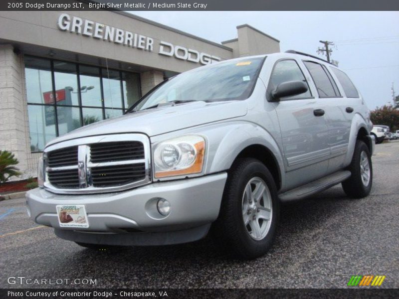 Bright Silver Metallic / Medium Slate Gray 2005 Dodge Durango SLT