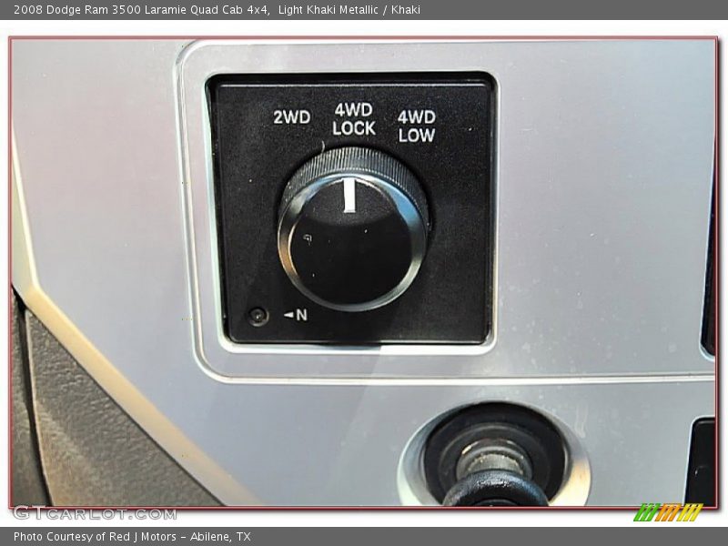 Controls of 2008 Ram 3500 Laramie Quad Cab 4x4