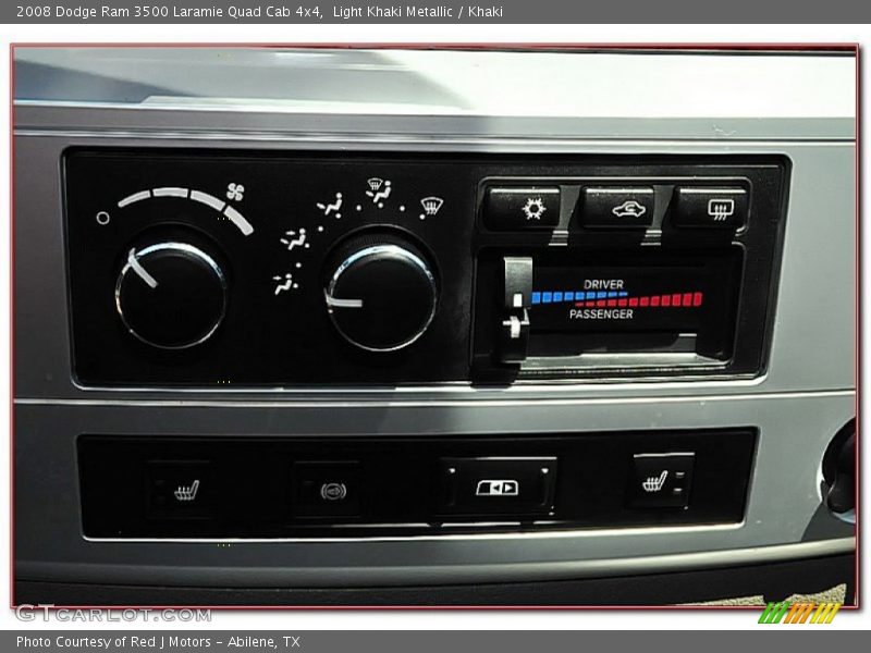 Controls of 2008 Ram 3500 Laramie Quad Cab 4x4