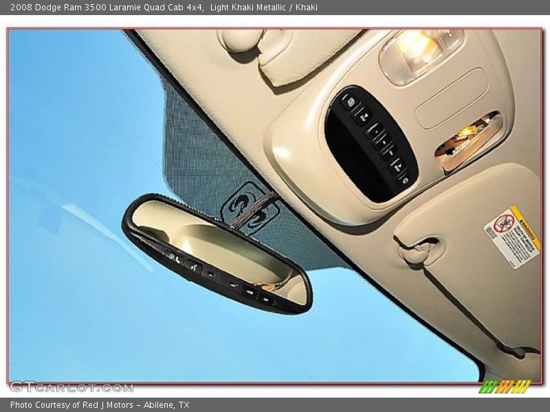 Light Khaki Metallic / Khaki 2008 Dodge Ram 3500 Laramie Quad Cab 4x4