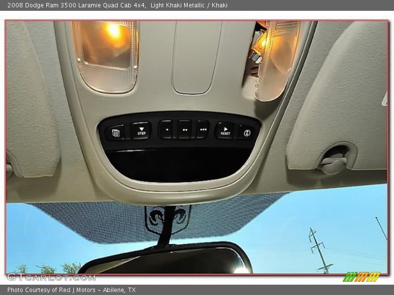 Light Khaki Metallic / Khaki 2008 Dodge Ram 3500 Laramie Quad Cab 4x4