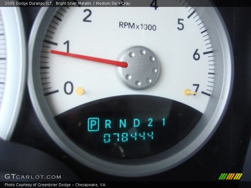 Bright Silver Metallic / Medium Slate Gray 2005 Dodge Durango SLT