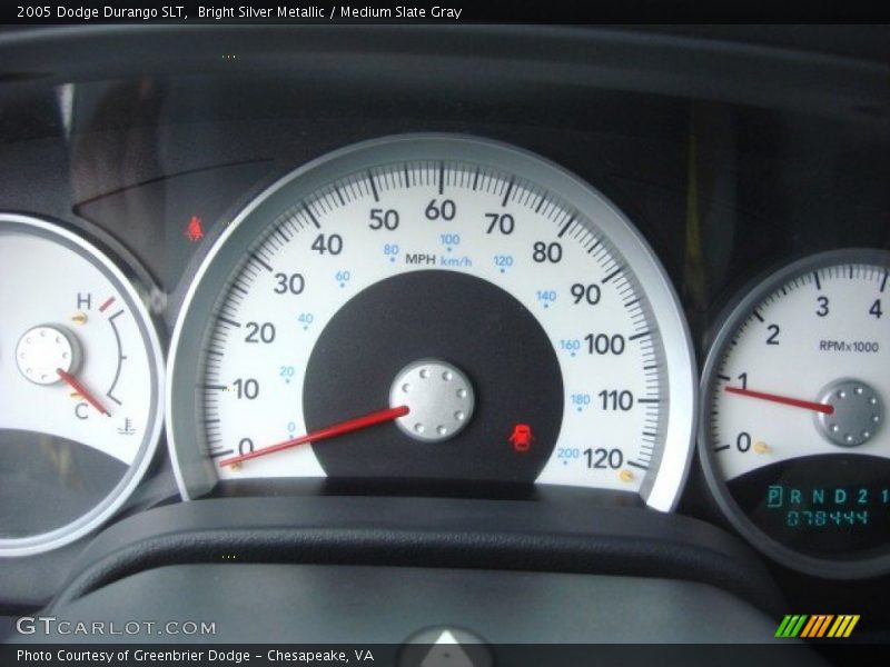 Bright Silver Metallic / Medium Slate Gray 2005 Dodge Durango SLT