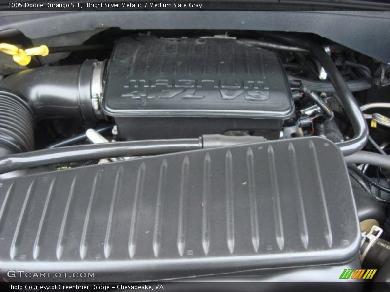 Bright Silver Metallic / Medium Slate Gray 2005 Dodge Durango SLT