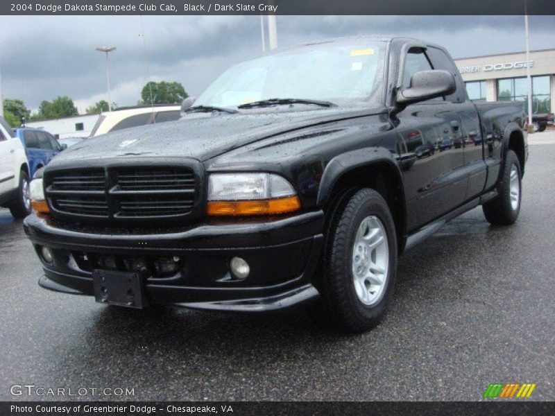 Black / Dark Slate Gray 2004 Dodge Dakota Stampede Club Cab