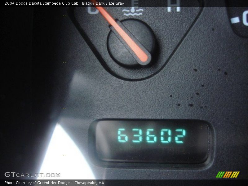 Black / Dark Slate Gray 2004 Dodge Dakota Stampede Club Cab