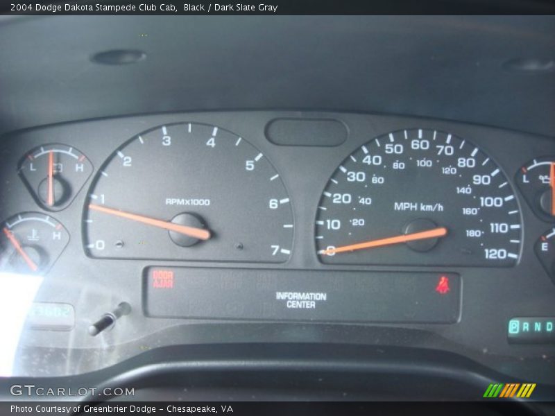  2004 Dakota Stampede Club Cab Stampede Club Cab Gauges