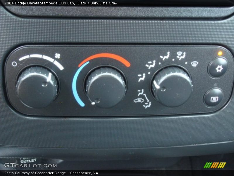 Controls of 2004 Dakota Stampede Club Cab