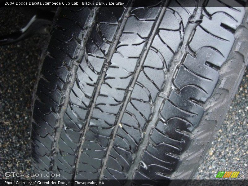 Black / Dark Slate Gray 2004 Dodge Dakota Stampede Club Cab