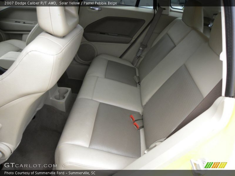Solar Yellow / Pastel Pebble Beige 2007 Dodge Caliber R/T AWD