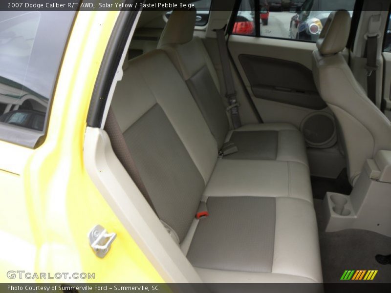 Solar Yellow / Pastel Pebble Beige 2007 Dodge Caliber R/T AWD