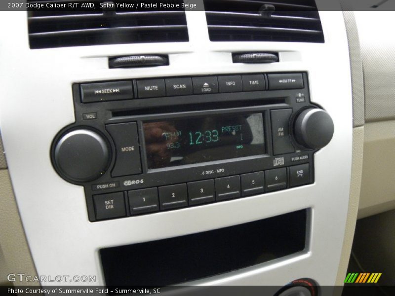 Solar Yellow / Pastel Pebble Beige 2007 Dodge Caliber R/T AWD