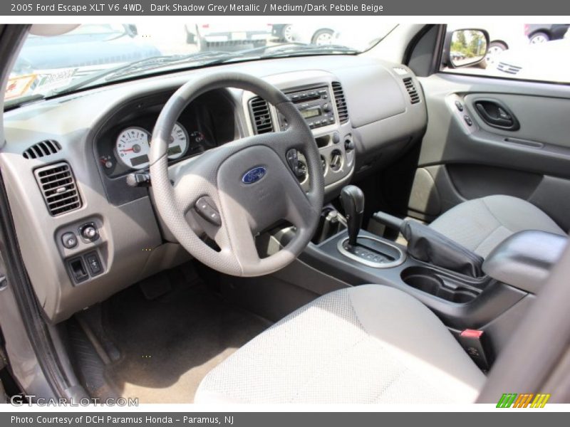 Dark Shadow Grey Metallic / Medium/Dark Pebble Beige 2005 Ford Escape XLT V6 4WD