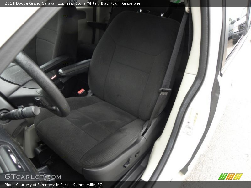 Stone White / Black/Light Graystone 2011 Dodge Grand Caravan Express
