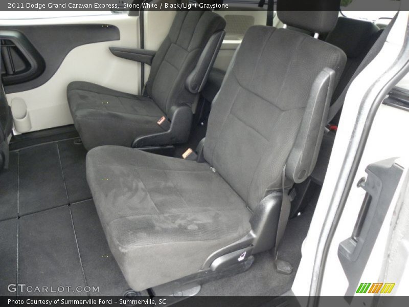 Stone White / Black/Light Graystone 2011 Dodge Grand Caravan Express