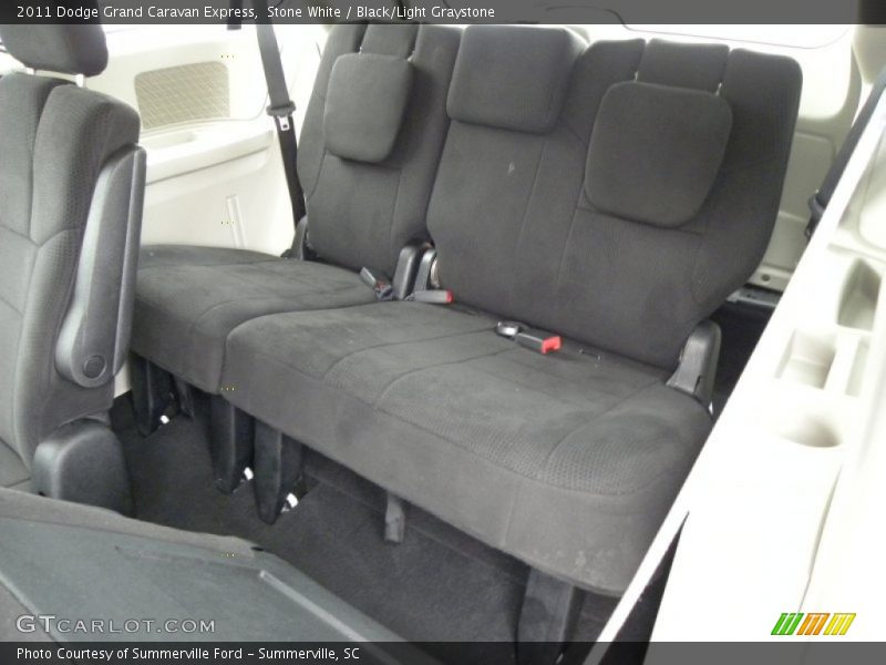 Stone White / Black/Light Graystone 2011 Dodge Grand Caravan Express