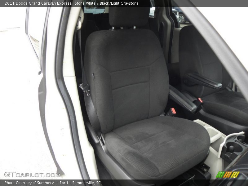 Stone White / Black/Light Graystone 2011 Dodge Grand Caravan Express