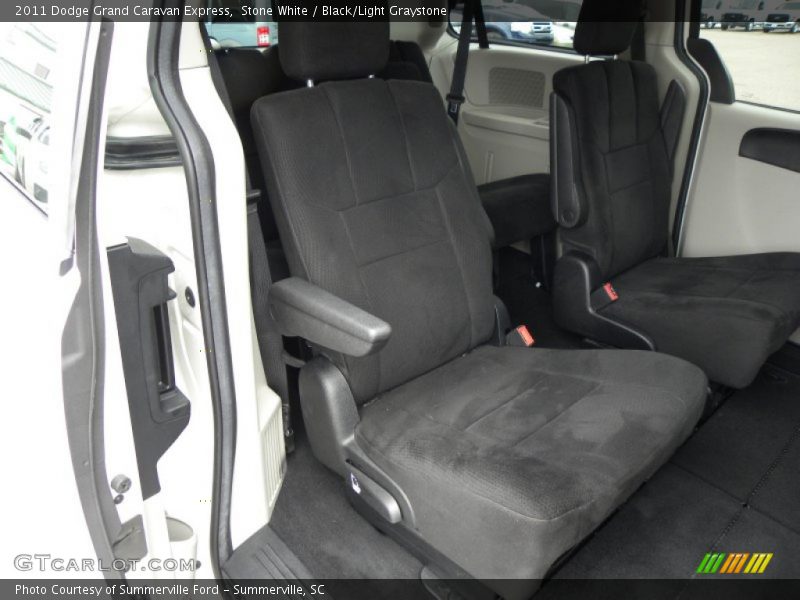 Stone White / Black/Light Graystone 2011 Dodge Grand Caravan Express