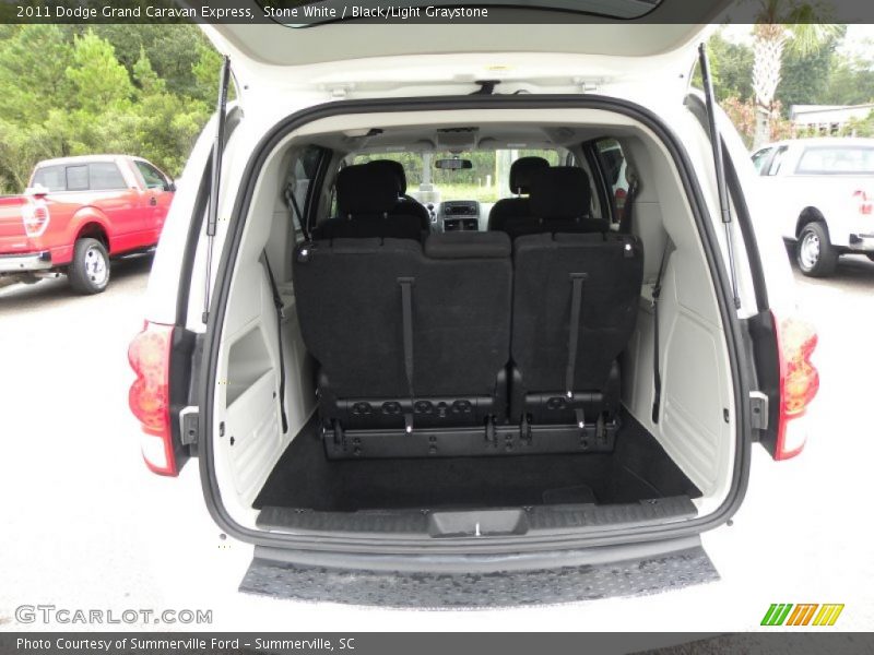 Stone White / Black/Light Graystone 2011 Dodge Grand Caravan Express