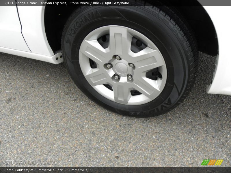 Stone White / Black/Light Graystone 2011 Dodge Grand Caravan Express