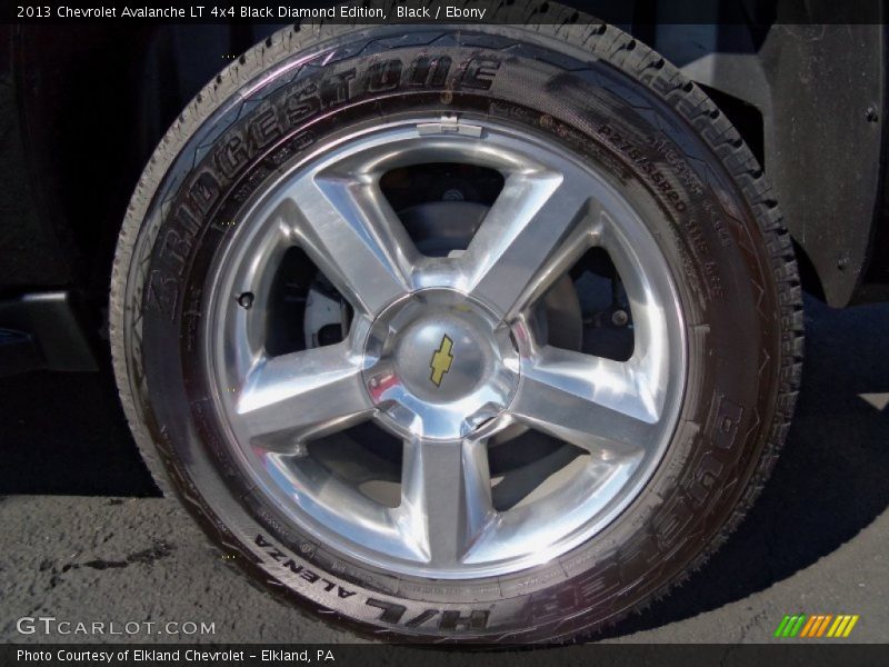  2013 Avalanche LT 4x4 Black Diamond Edition Wheel