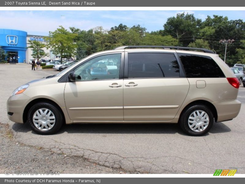 Desert Sand Mica / Taupe 2007 Toyota Sienna LE