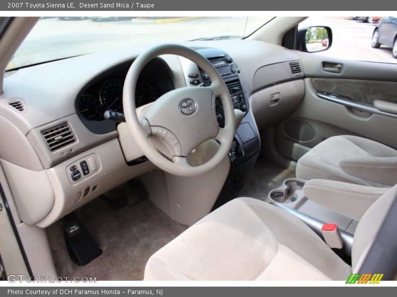 Desert Sand Mica / Taupe 2007 Toyota Sienna LE
