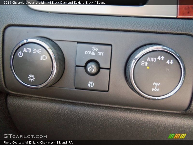 Controls of 2013 Avalanche LT 4x4 Black Diamond Edition