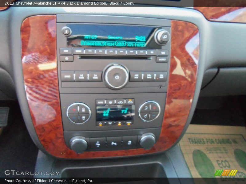 Controls of 2013 Avalanche LT 4x4 Black Diamond Edition