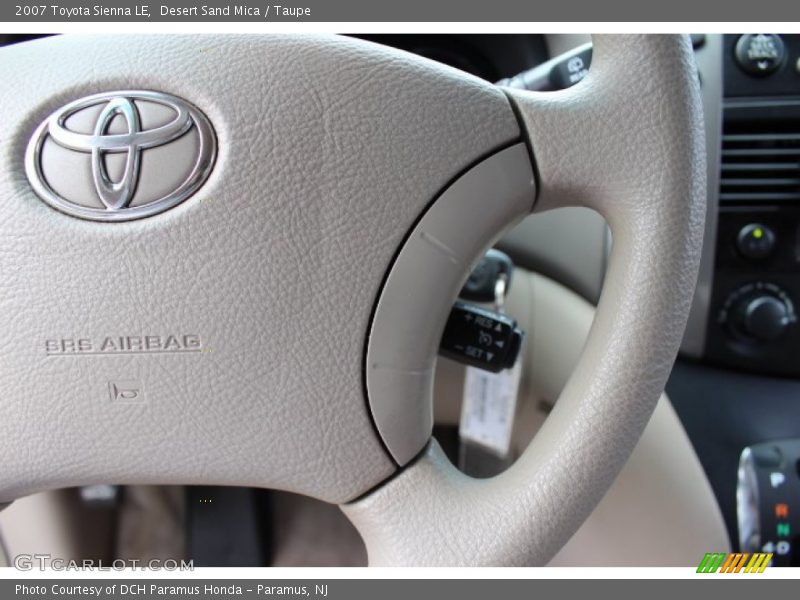 Desert Sand Mica / Taupe 2007 Toyota Sienna LE