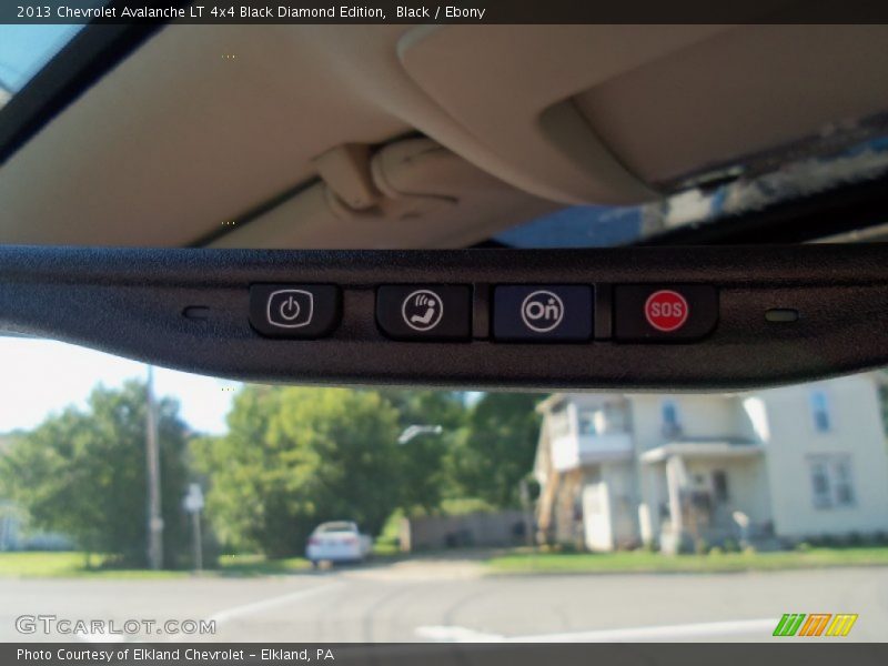 Black / Ebony 2013 Chevrolet Avalanche LT 4x4 Black Diamond Edition