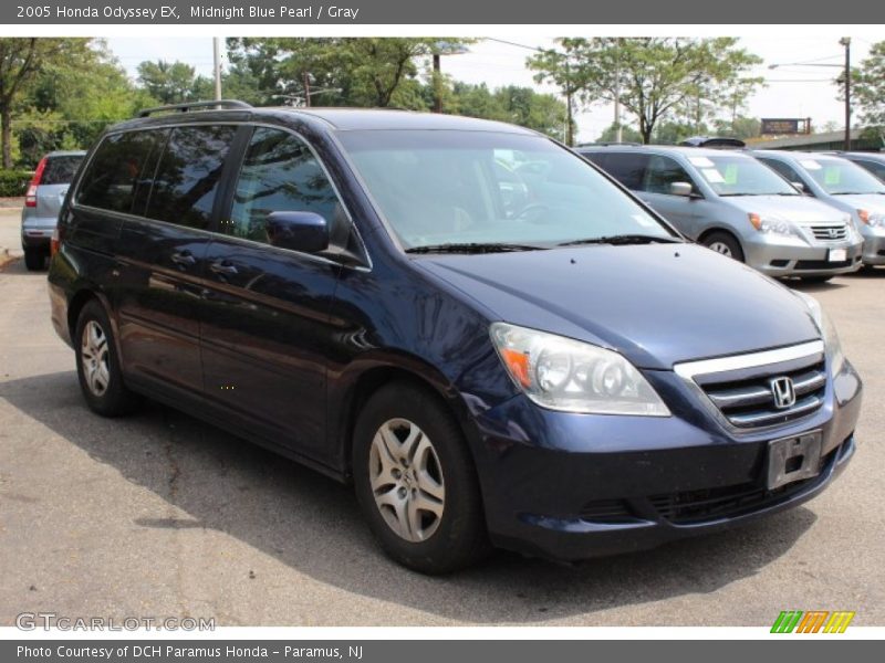 Midnight Blue Pearl / Gray 2005 Honda Odyssey EX