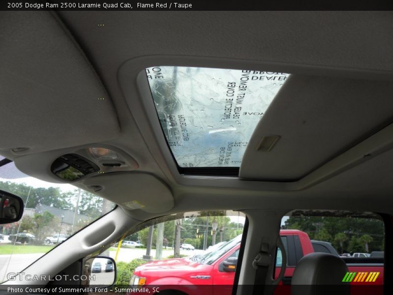 Sunroof of 2005 Ram 2500 Laramie Quad Cab