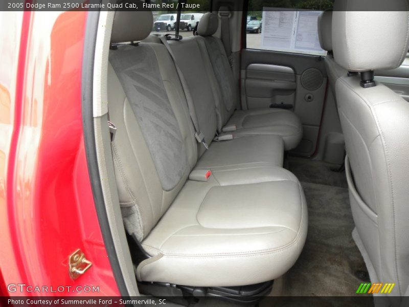 Rear Seat of 2005 Ram 2500 Laramie Quad Cab