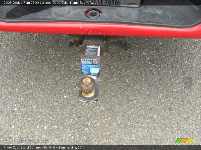 Flame Red / Taupe 2005 Dodge Ram 2500 Laramie Quad Cab