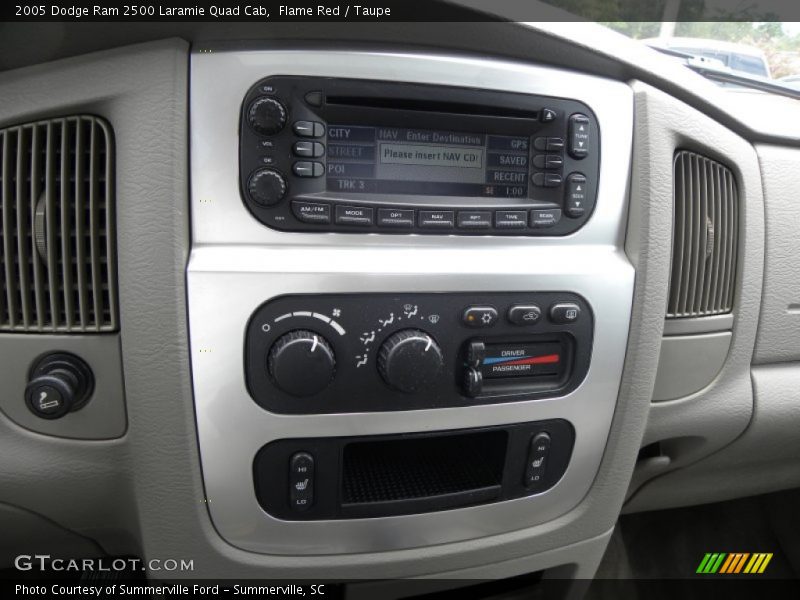 Controls of 2005 Ram 2500 Laramie Quad Cab
